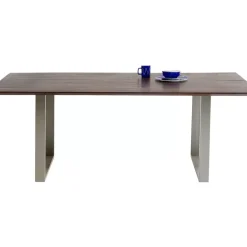 Tische-KARE Design Tisch Symphony Dunkel Silber 180X90