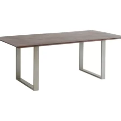 Tische-KARE Design Tisch Symphony Dunkel Silber 180X90