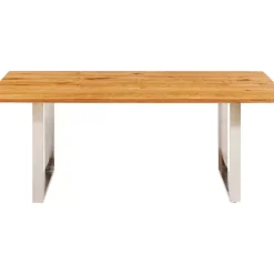 Tische-KARE Design Tisch Symphony Eiche Chrom 200X100