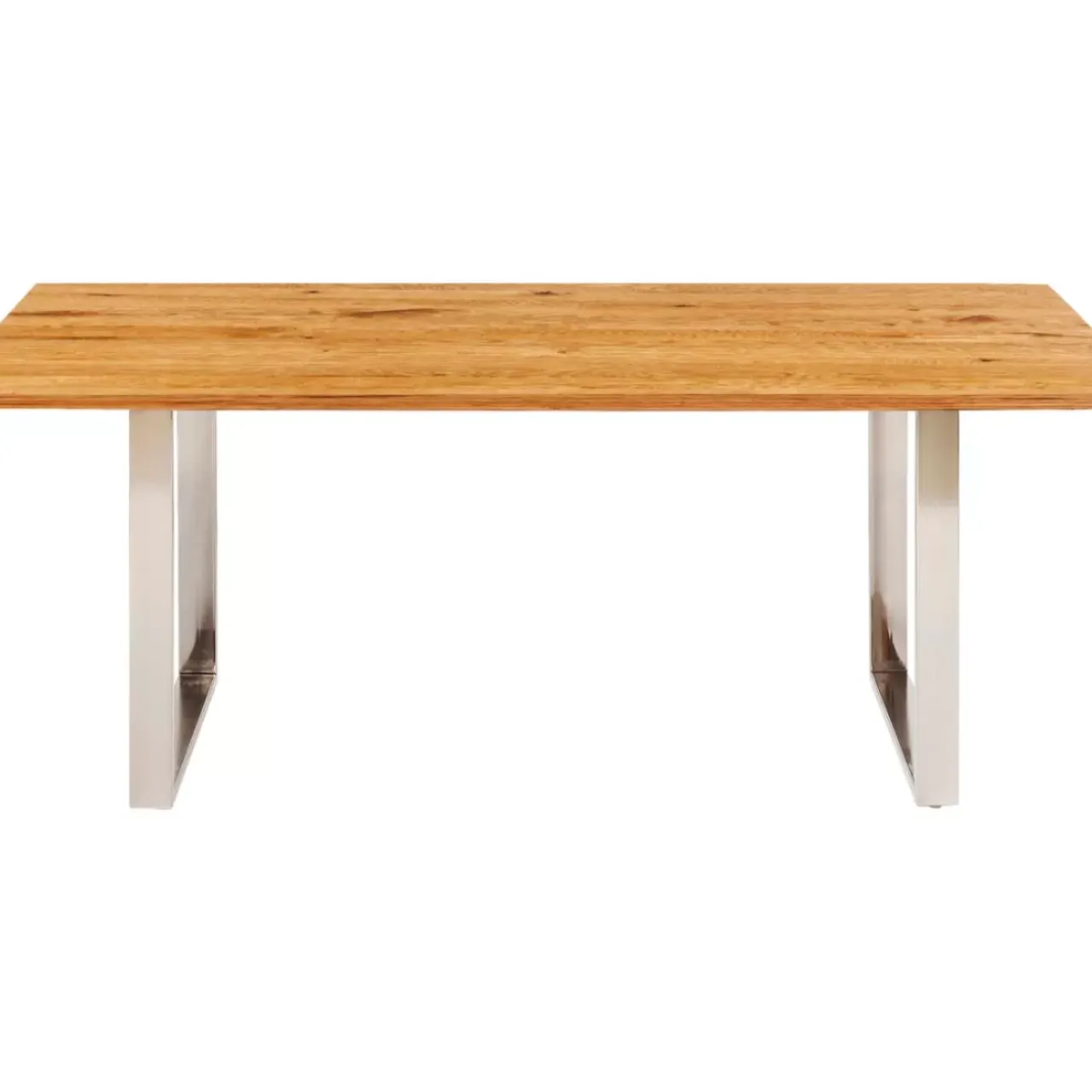 Tische-KARE Design Tisch Symphony Eiche Chrom 180X90