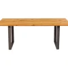 Tische-KARE Design Tisch Symphony Eiche Rohstahl 180X90