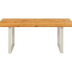 Tische-KARE Design Tisch Symphony Eiche Silber 180X90