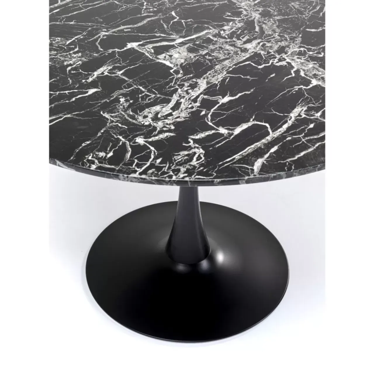 Tische-KARE Design Tisch Veneto Marmor Schwarz O110Cm