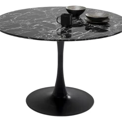 Tische-KARE Design Tisch Veneto Marmor Schwarz O110Cm
