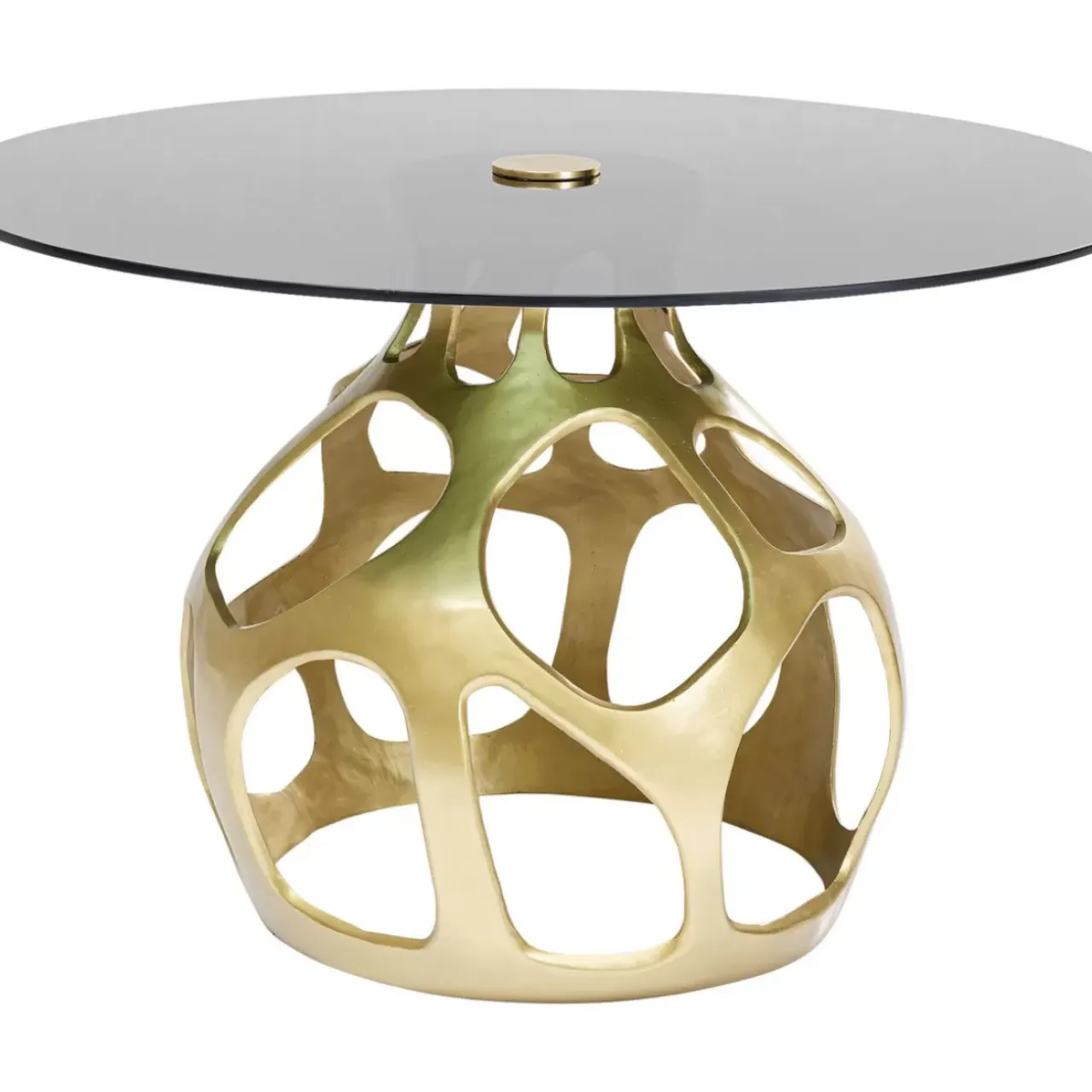 Tische-KARE Design Tisch Volcano Gold O120Cm