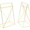 Tische-KARE Design Tischbock Polar Messing Matt (Paar) 31X49