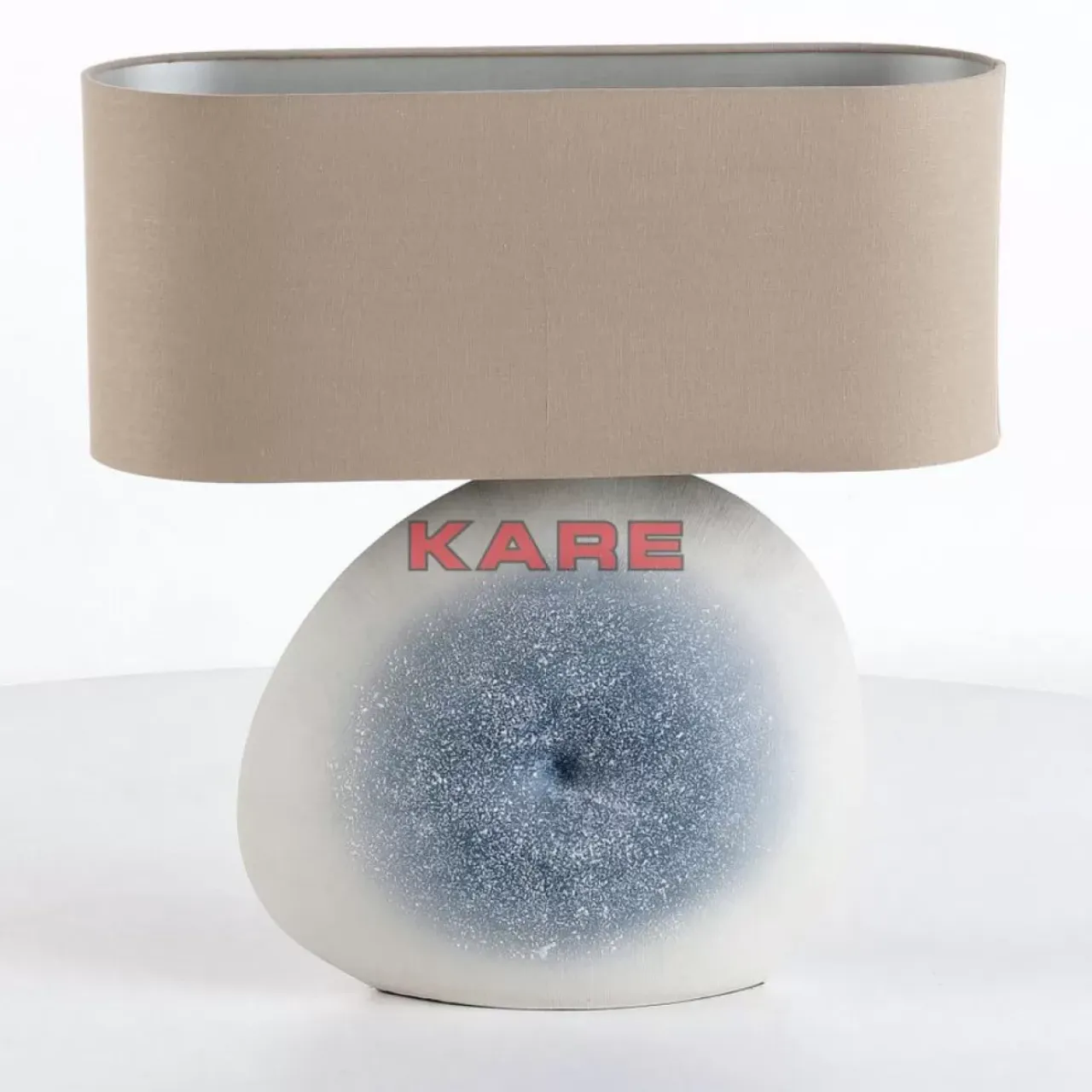 Tischleuchten-KARE Design Tischleuchte Agate Blau