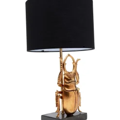 Tischleuchten-KARE Design Tischleuchte Animal Beetle Gold 42Cm
