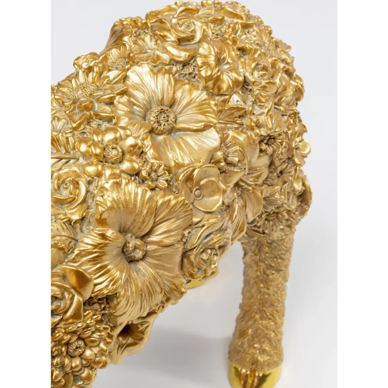 Tischleuchten-KARE Design Tischleuchte Animal Flower Sheep Gold 36Cm