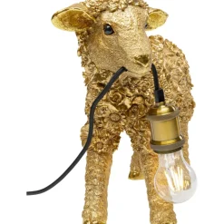 Tischleuchten-KARE Design Tischleuchte Animal Flower Sheep Gold 36Cm