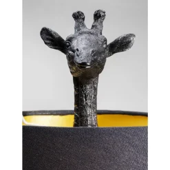 Tischleuchten-KARE Design Tischleuchte Animal Giraffe Matt Schwarz