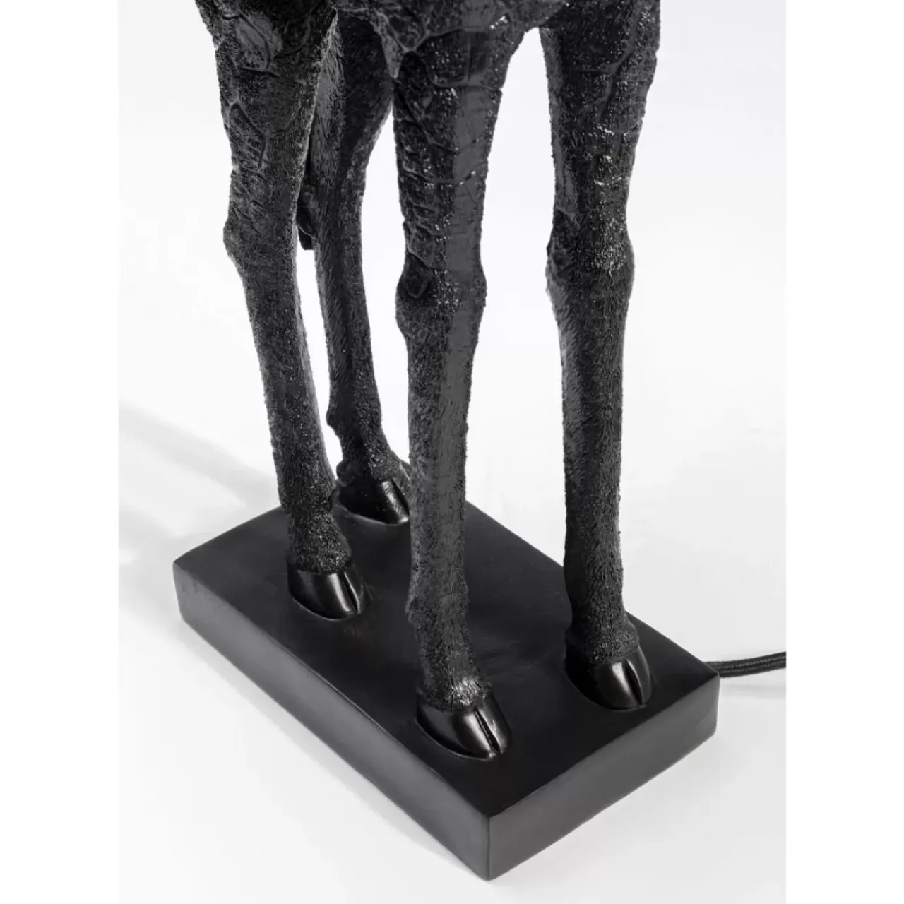 Tischleuchten-KARE Design Tischleuchte Animal Giraffe Matt Schwarz