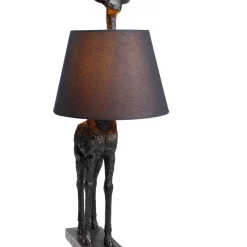 Tischleuchten-KARE Design Tischleuchte Animal Giraffe Matt Schwarz