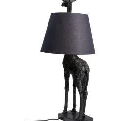 Tischleuchten-KARE Design Tischleuchte Animal Giraffe Matt Schwarz