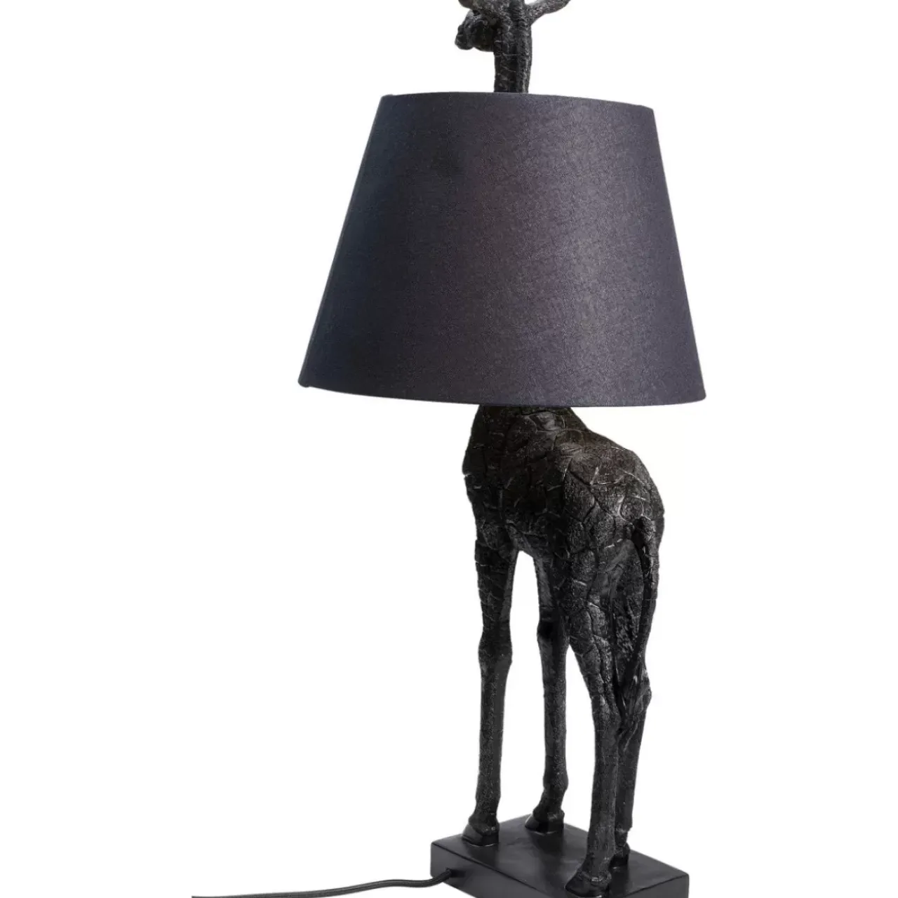 Tischleuchten-KARE Design Tischleuchte Animal Giraffe Matt Schwarz