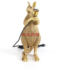 Tischleuchten-KARE Design Tischleuchte Animal Kangaroo Gold 46Cm