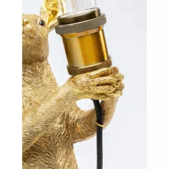 Tischleuchten-KARE Design Tischleuchte Animal Kangaroo Gold 46Cm