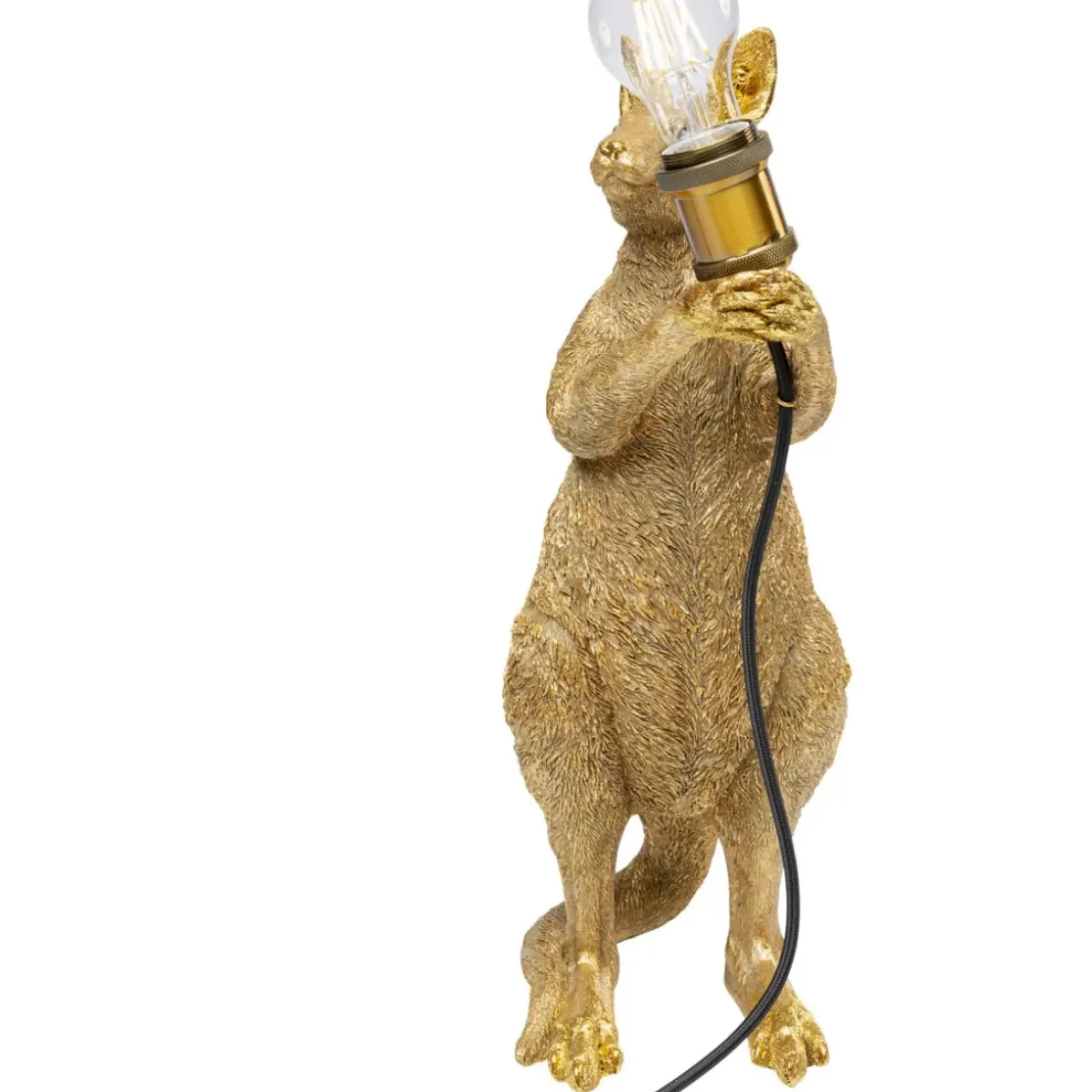 Tischleuchten-KARE Design Tischleuchte Animal Kangaroo Gold 46Cm