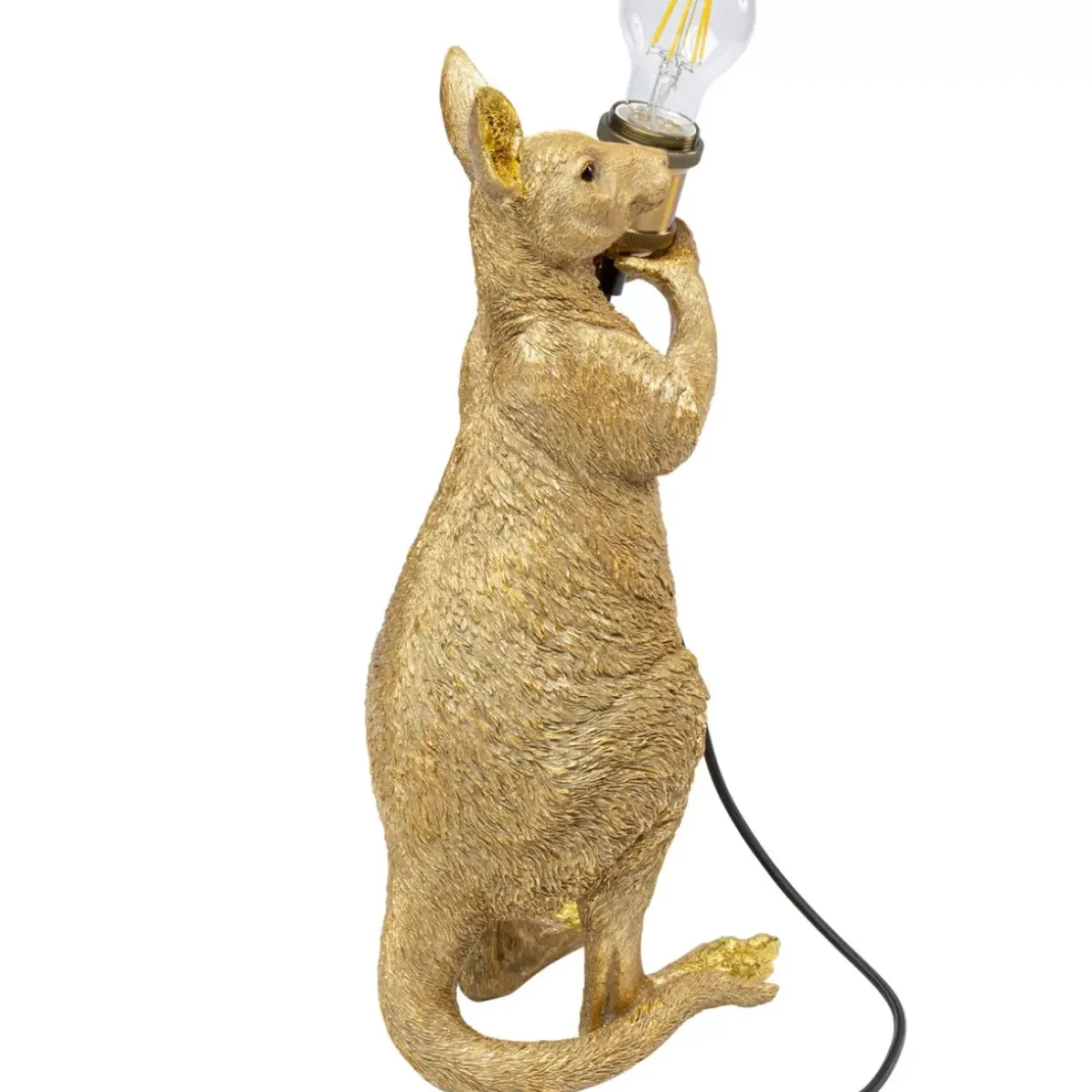 Tischleuchten-KARE Design Tischleuchte Animal Kangaroo Gold 46Cm
