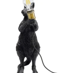 Tischleuchten-KARE Design Tischleuchte Animal Kangaroo Schwarz Matt 46Cm