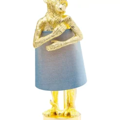 Tischleuchten-KARE Design Tischleuchte Animal Monkey Gold Blau