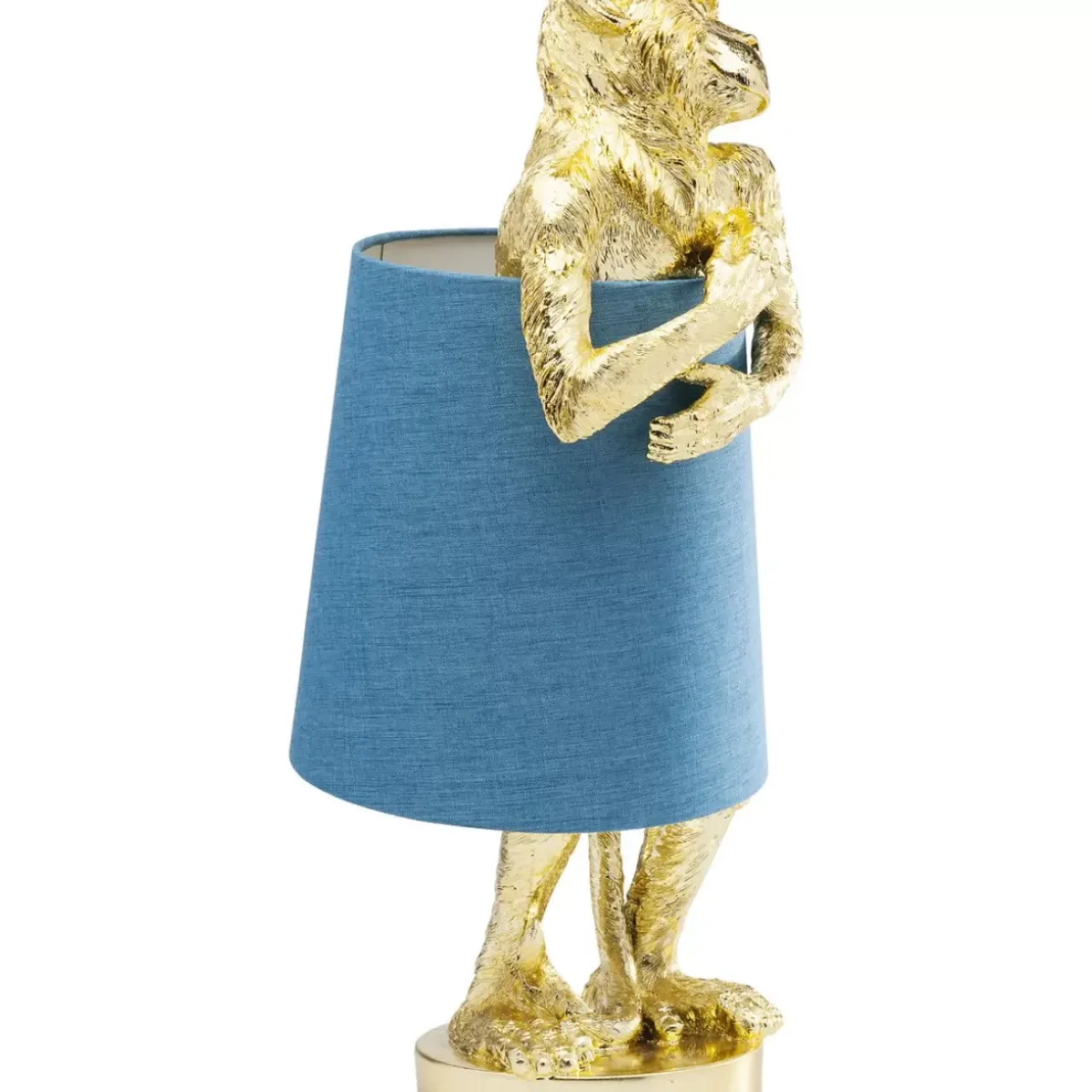 Tischleuchten-KARE Design Tischleuchte Animal Monkey Gold Blau