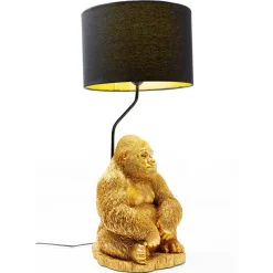 Tischleuchten-KARE Design Tischleuchte Animal Monkey Gorilla Gold