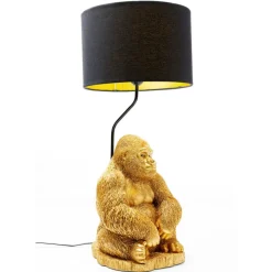 Tischleuchten-KARE Design Tischleuchte Animal Monkey Gorilla Gold