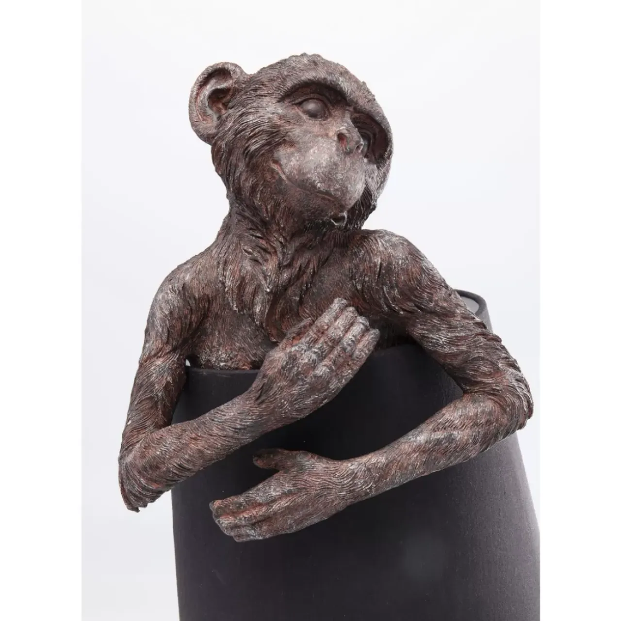 Tischleuchten-KARE Design Tischleuchte Animal Monkey Braun Schwarz