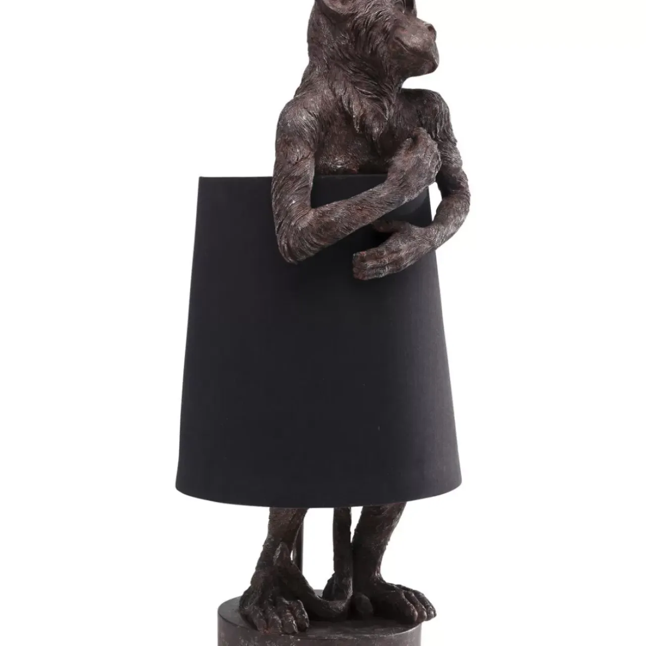 Tischleuchten-KARE Design Tischleuchte Animal Monkey Braun Schwarz