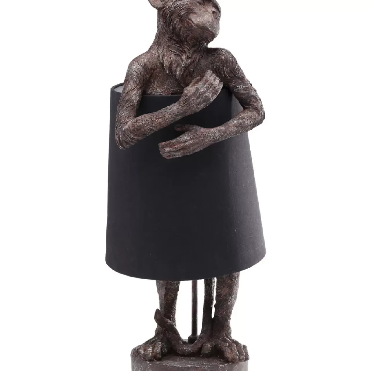 Tischleuchten-KARE Design Tischleuchte Animal Monkey Braun Schwarz