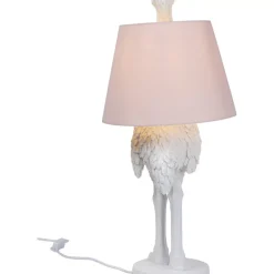Tischleuchten-KARE Design Tischleuchte Animal Ostrich Weis 66Cm
