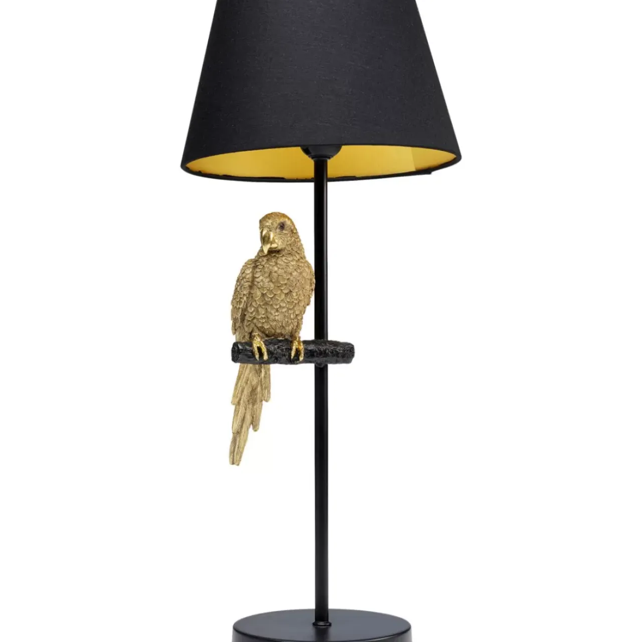 Tischleuchten-KARE Design Tischleuchte Animal Parrot Gold 56Cm