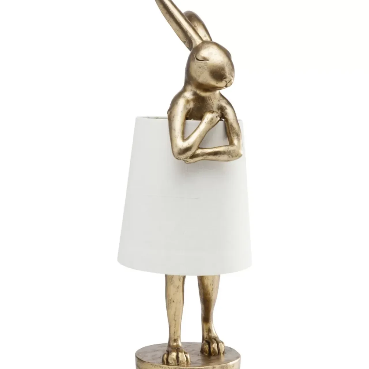 Tischleuchten-KARE Design Tischleuchte Animal Rabbit Gold 68Cm