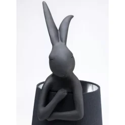 Tischleuchten-KARE Design Tischleuchte Animal Rabbit Matt Schwarz 68Cm