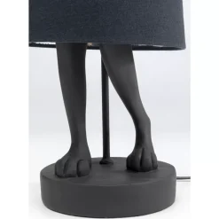 Tischleuchten-KARE Design Tischleuchte Animal Rabbit Matt Schwarz 68Cm