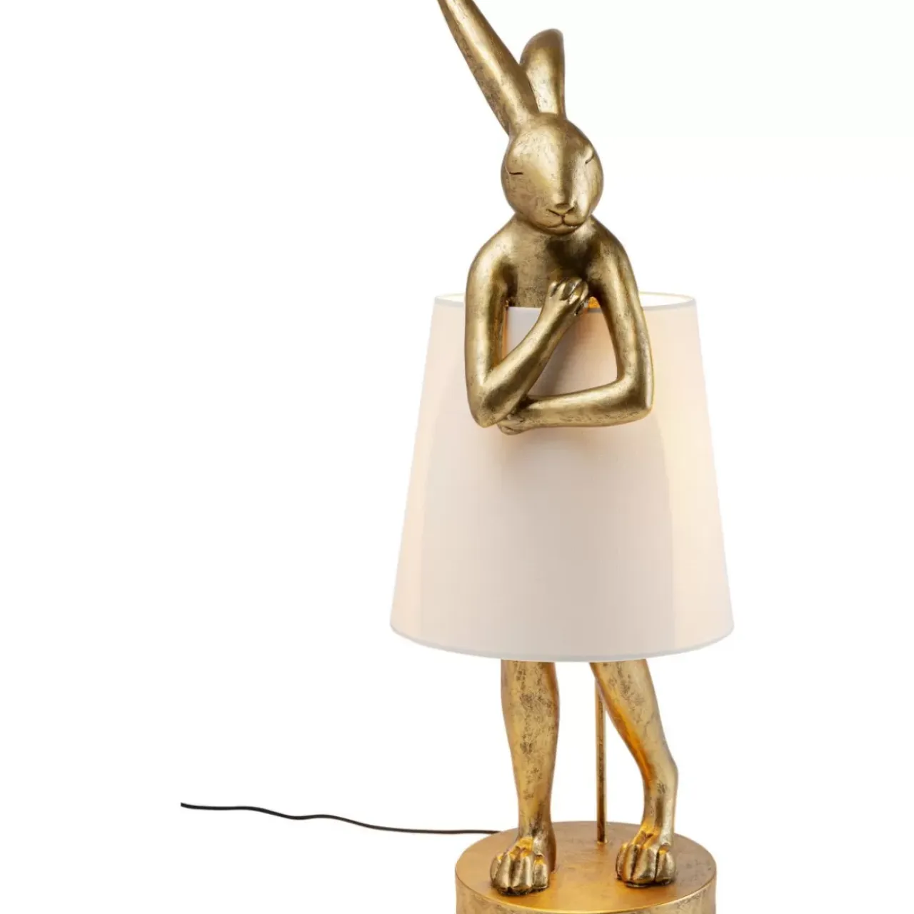 Tischleuchten-KARE Design Tischleuchte Animal Rabbit Gold 88