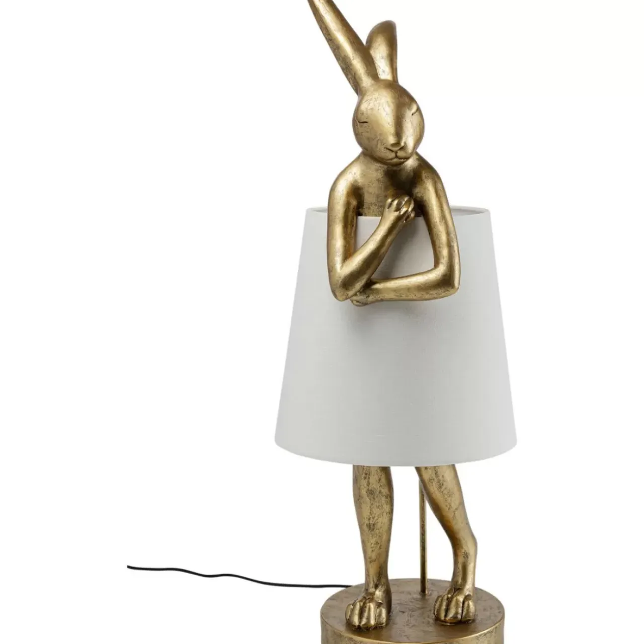 Tischleuchten-KARE Design Tischleuchte Animal Rabbit Gold 88