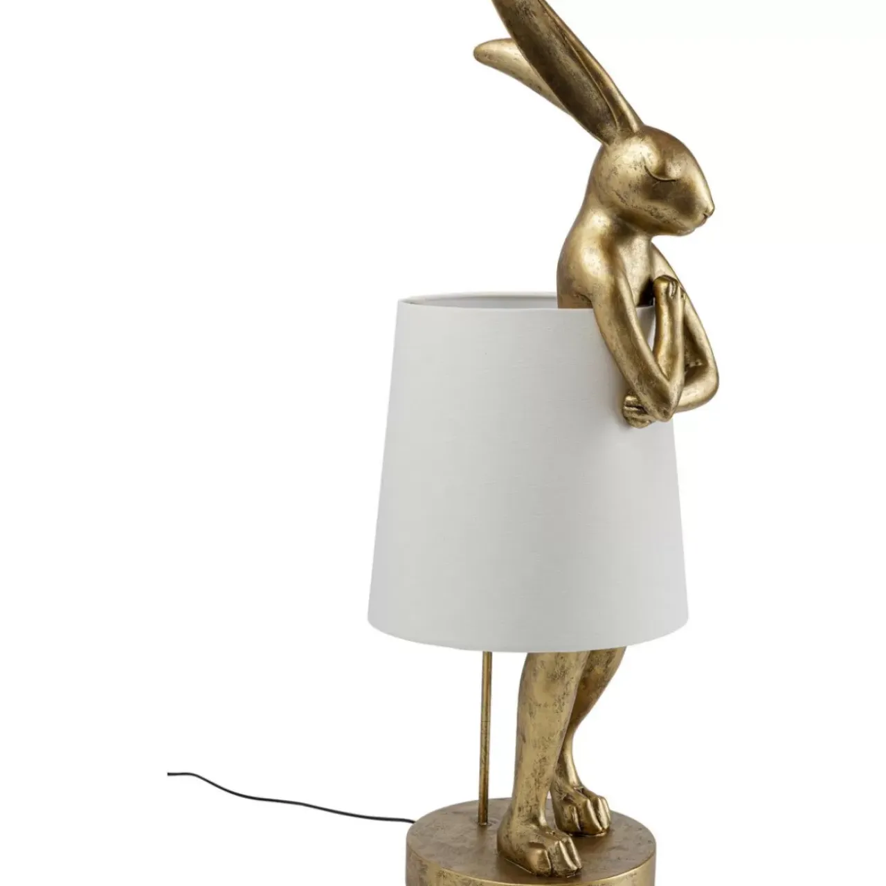 Tischleuchten-KARE Design Tischleuchte Animal Rabbit Gold 88