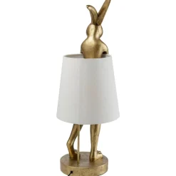 Tischleuchten-KARE Design Tischleuchte Animal Rabbit Gold 88
