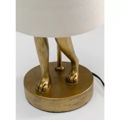 Tischleuchten-KARE Design Tischleuchte Animal Rabbit Gold/Weis 50Cm