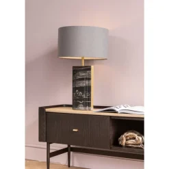 Tischleuchten-KARE Design Tischleuchte Charleston Marble 69Cm