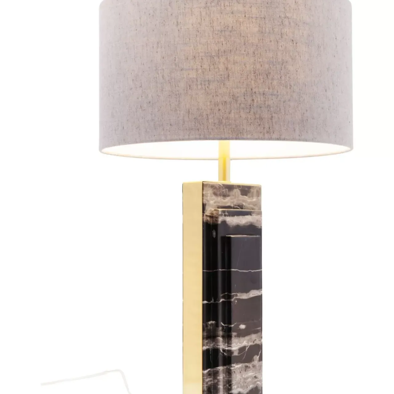 Tischleuchten-KARE Design Tischleuchte Charleston Marble 69Cm