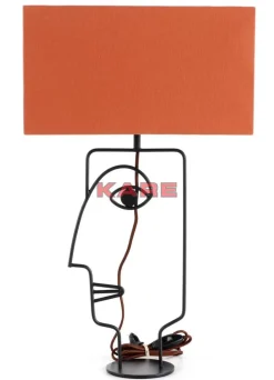 Tischleuchten-KARE Design Tischleuchte Face Wire Orange
