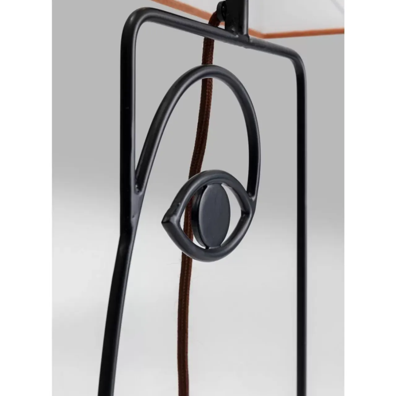 Tischleuchten-KARE Design Tischleuchte Face Wire Orange