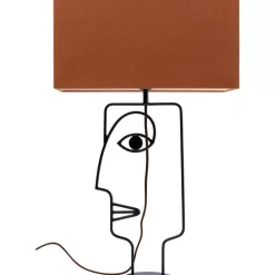 Tischleuchten-KARE Design Tischleuchte Face Wire Orange