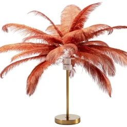 Tischleuchten-KARE Design Tischleuchte Feather Palm Rusty Red 60Cm