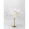 Tischleuchten-KARE Design Tischleuchte Feather Palm Weis 60Cm