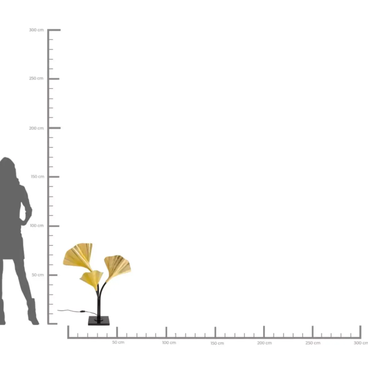Tischleuchten-KARE Design Tischleuchte Ginkgo Tre 83