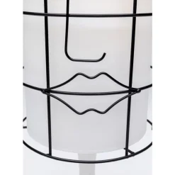 Tischleuchten-KARE Design Tischleuchte Grid Face Weis 60Cm